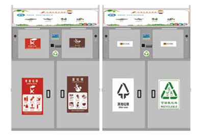 回收垃圾分類收集箱